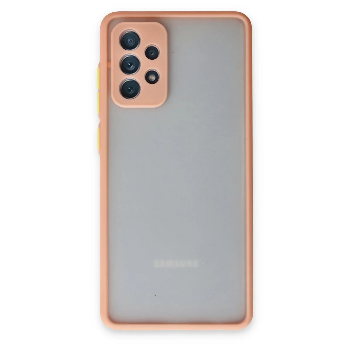 Galaxy A52 Kılıf Montreal Silikon Kapak - Pembe