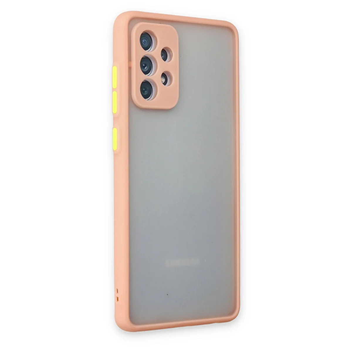 Galaxy A52 Kılıf Montreal Silikon Kapak - Pembe
