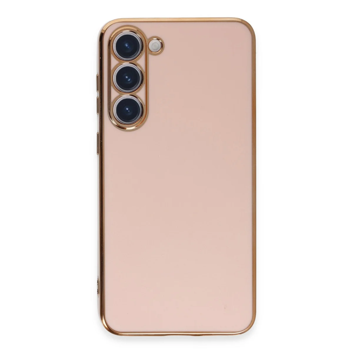 Galaxy S23 Kılıf Volet Silikon - Pembe