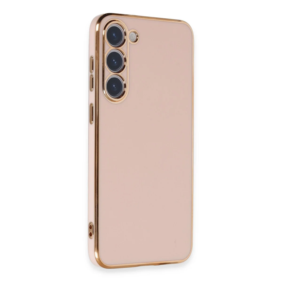Galaxy S23 Kılıf Volet Silikon - Pembe