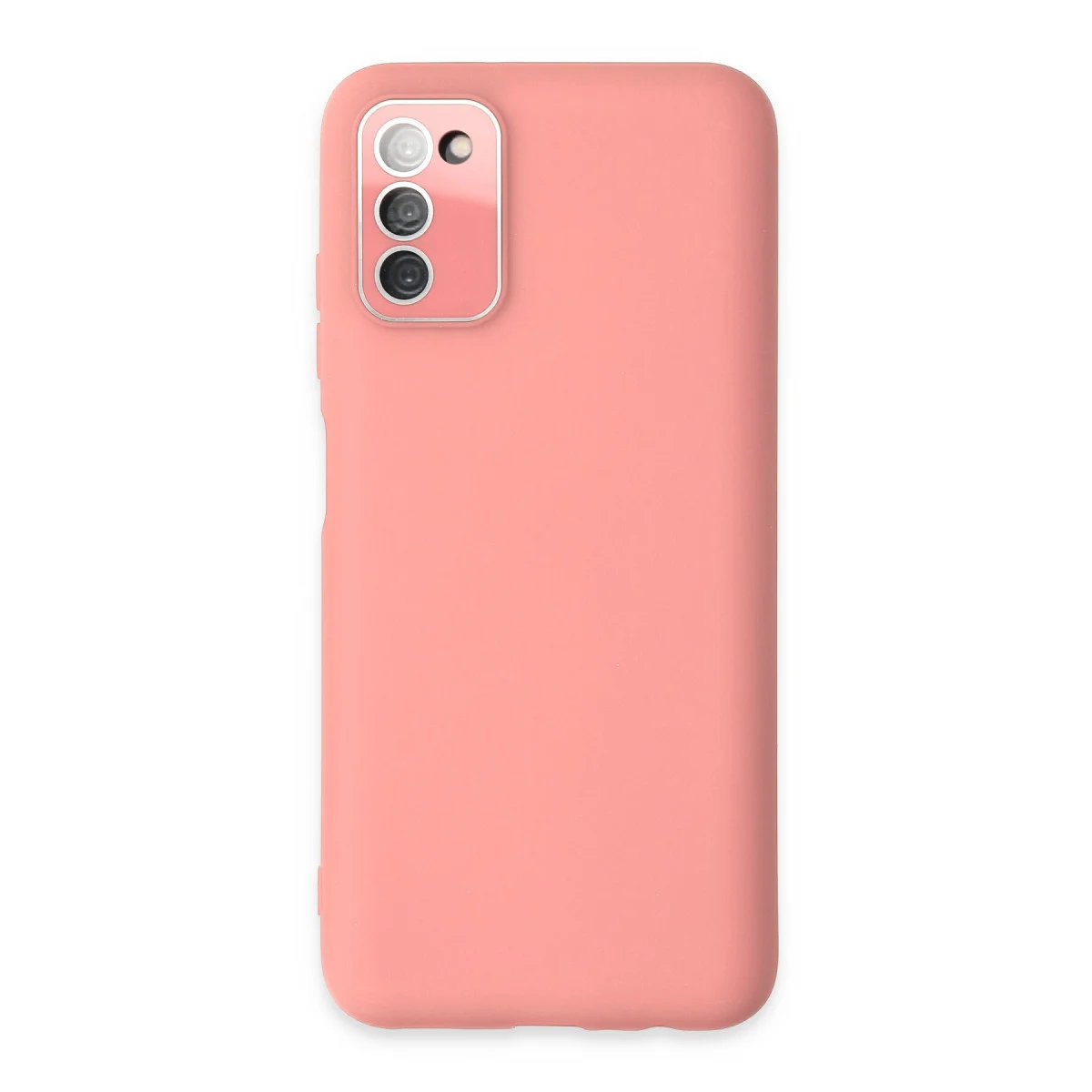 Galaxy A03S Kılıf Lansman Glass Kapak - Pembe