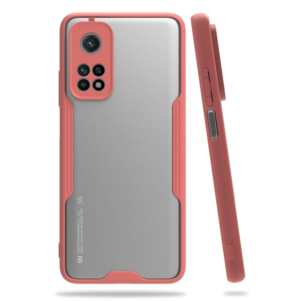 Mi 10T Pro Kılıf Platin Silikon - Pembe