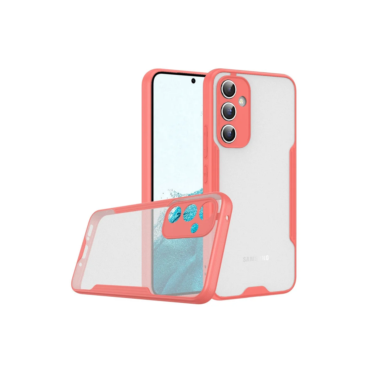 Galaxy A24 4G Kılıf Platin Silikon - Pembe