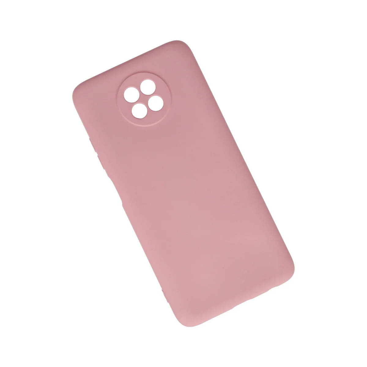 Redmi Note 9 5G Kılıf Nano içi Kadife Silikon - Pembe