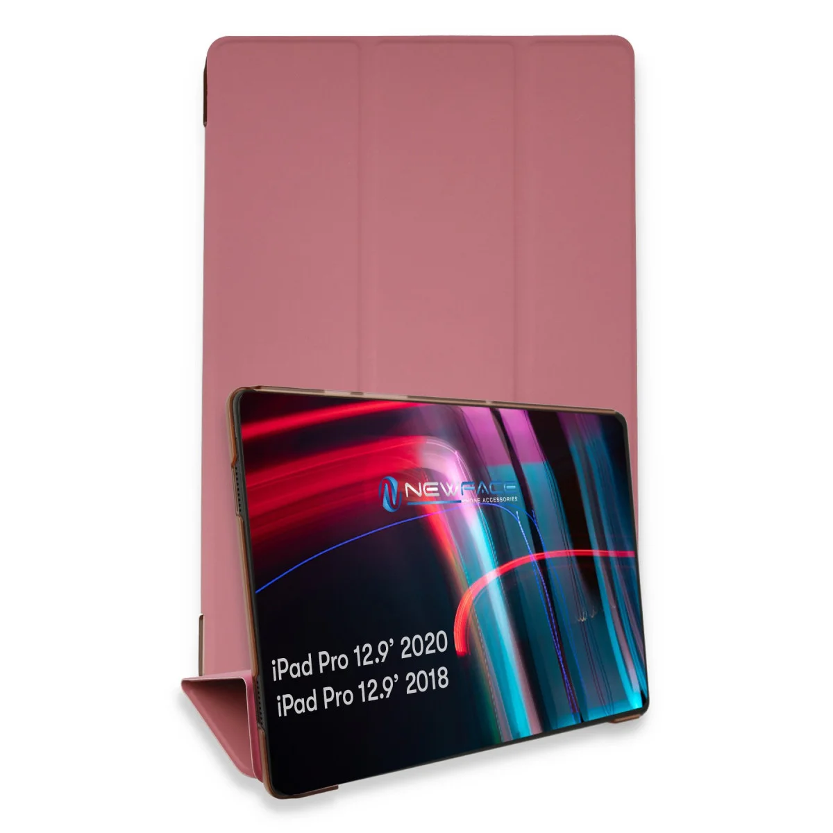 iPad Pro 12.9 (2021) Kılıf Tablet Smart Kılıf - Pembe
