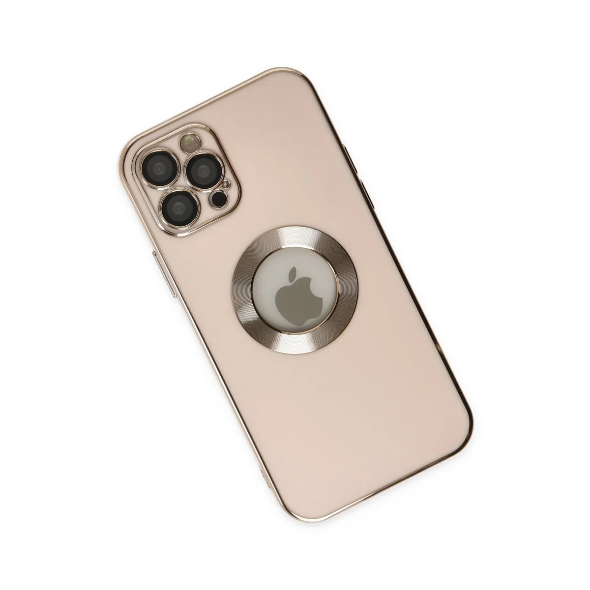 iPhone 12 Pro Kılıf Store Silikon - Pembe