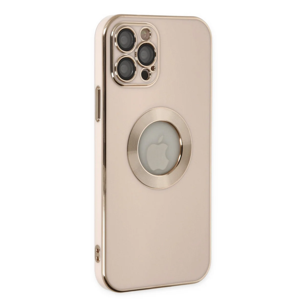 iPhone 12 Pro Max Kılıf Store Silikon - Pembe