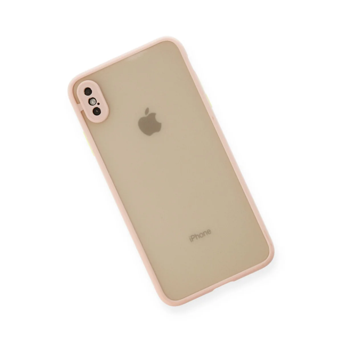iPhone X Kılıf Montreal Silikon Kapak - Pembe