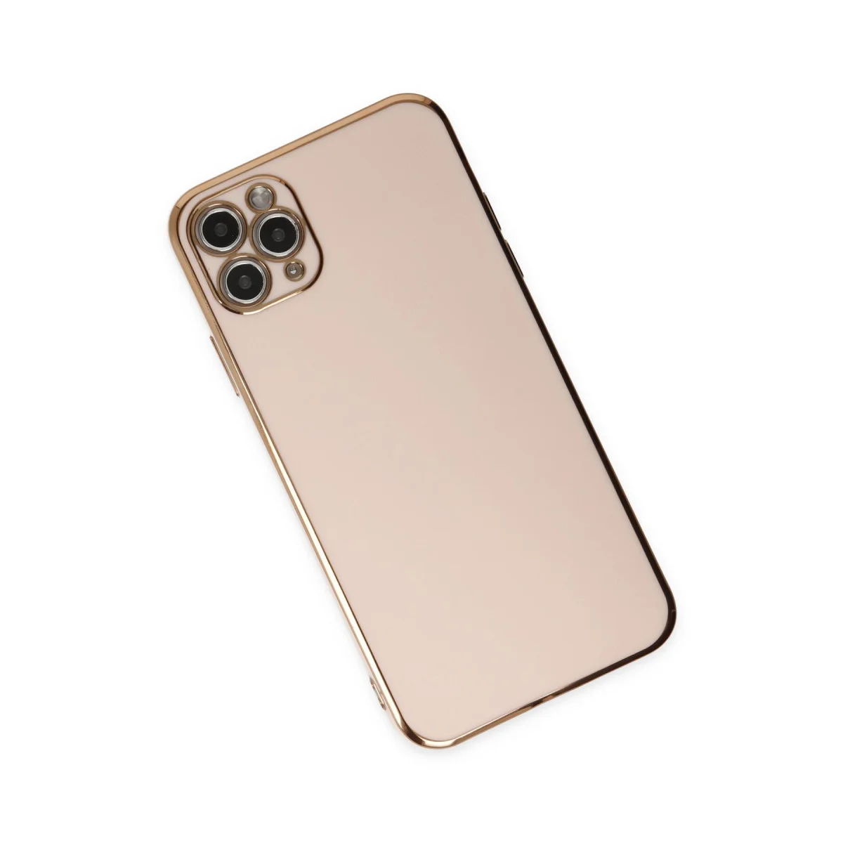 iPhone 11 Pro Max Kılıf Volet Silikon - Pembe