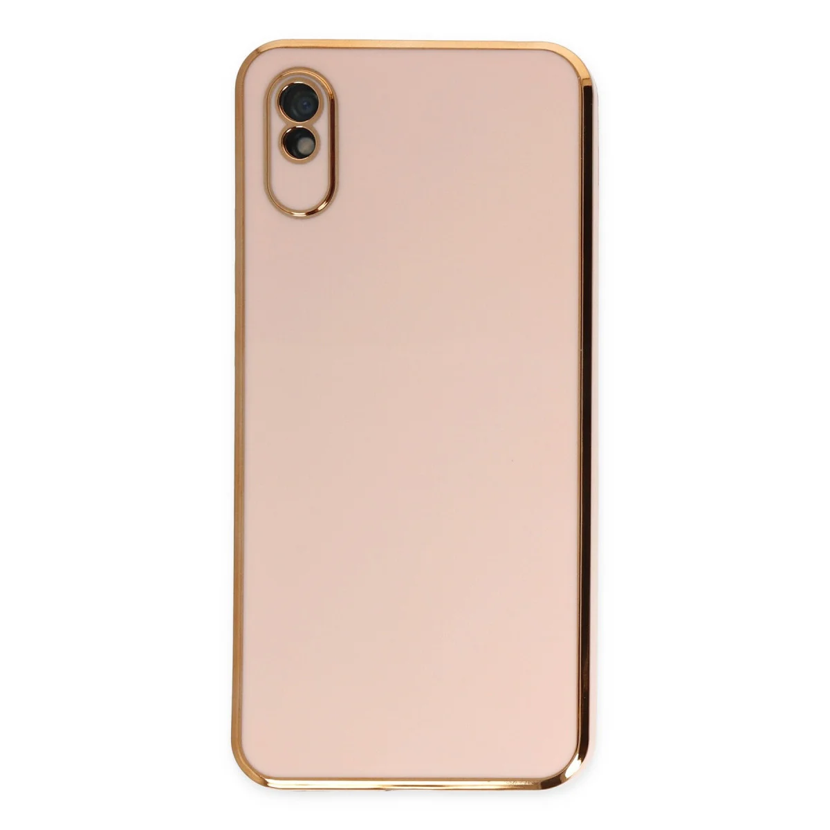 Redmi 9A Kılıf Volet Silikon - Pembe