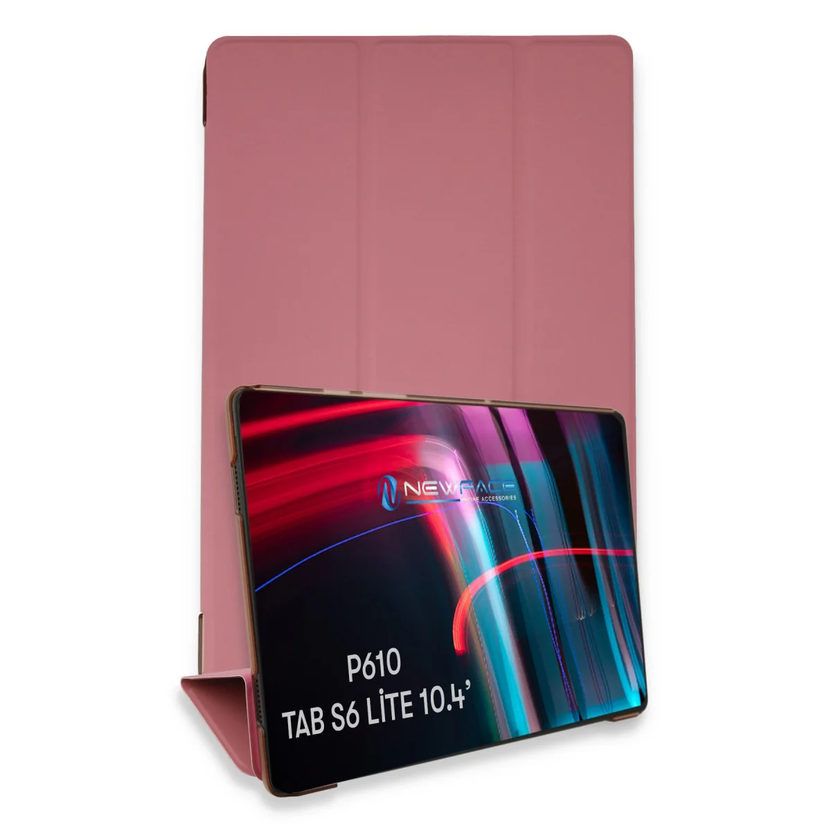 Galaxy P610 Tab S6 Lite 10.4 Kılıf Tablet Smart Kılıf - Pembe
