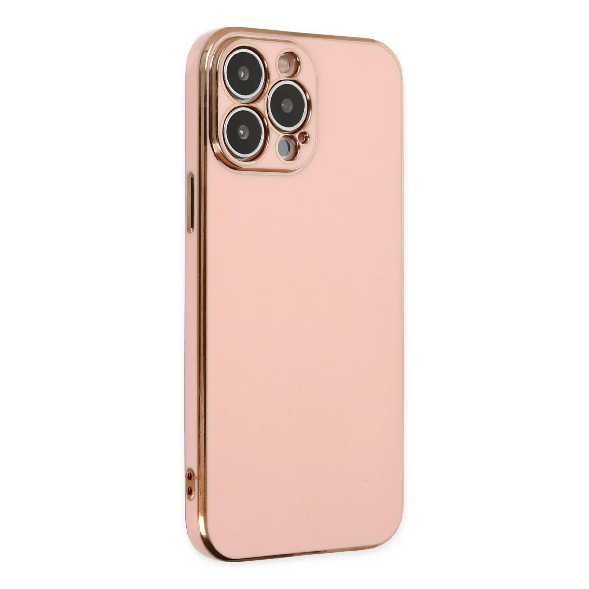 iPhone 14 Pro Kılıf Volet Silikon - Pembe