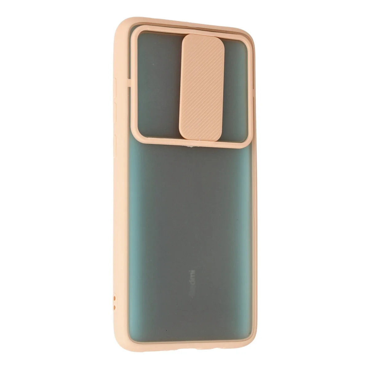 Redmi Note 8 Pro Kılıf Palm Buzlu Kamera Sürgülü Silikon - Pembe