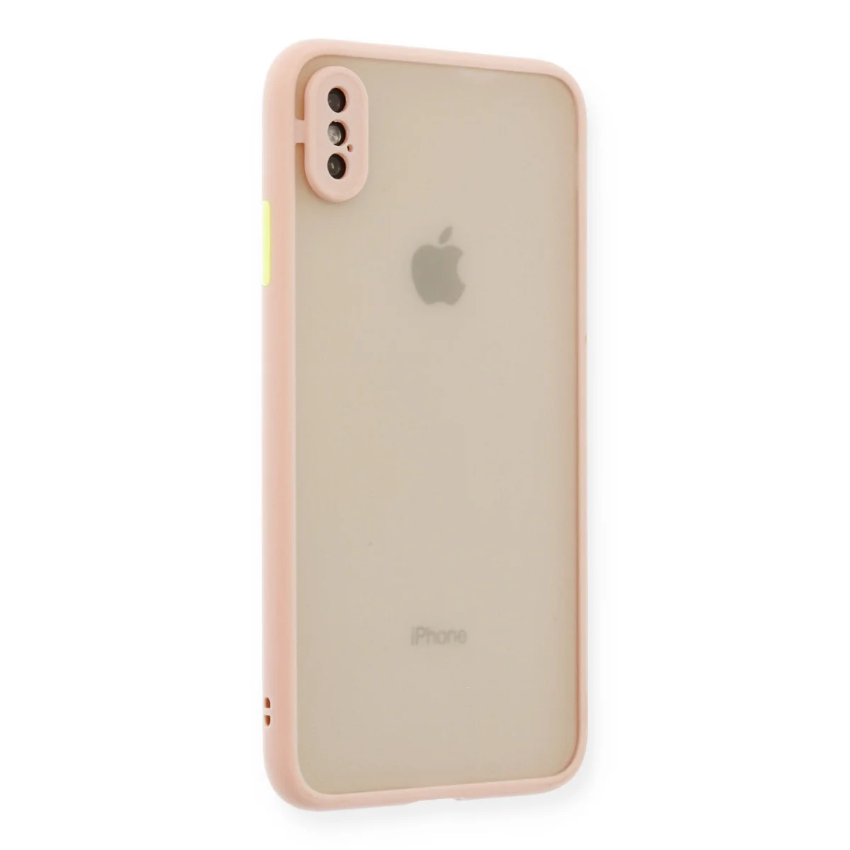 iPhone XS Max Kılıf Montreal Silikon Kapak - Pembe