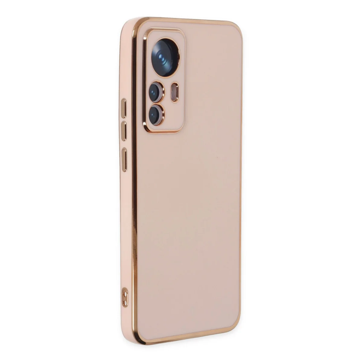 Mi 12T Pro Kılıf Volet Silikon - Pembe