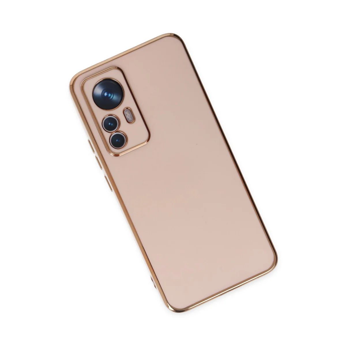 Mi 12T Pro Kılıf Volet Silikon - Pembe