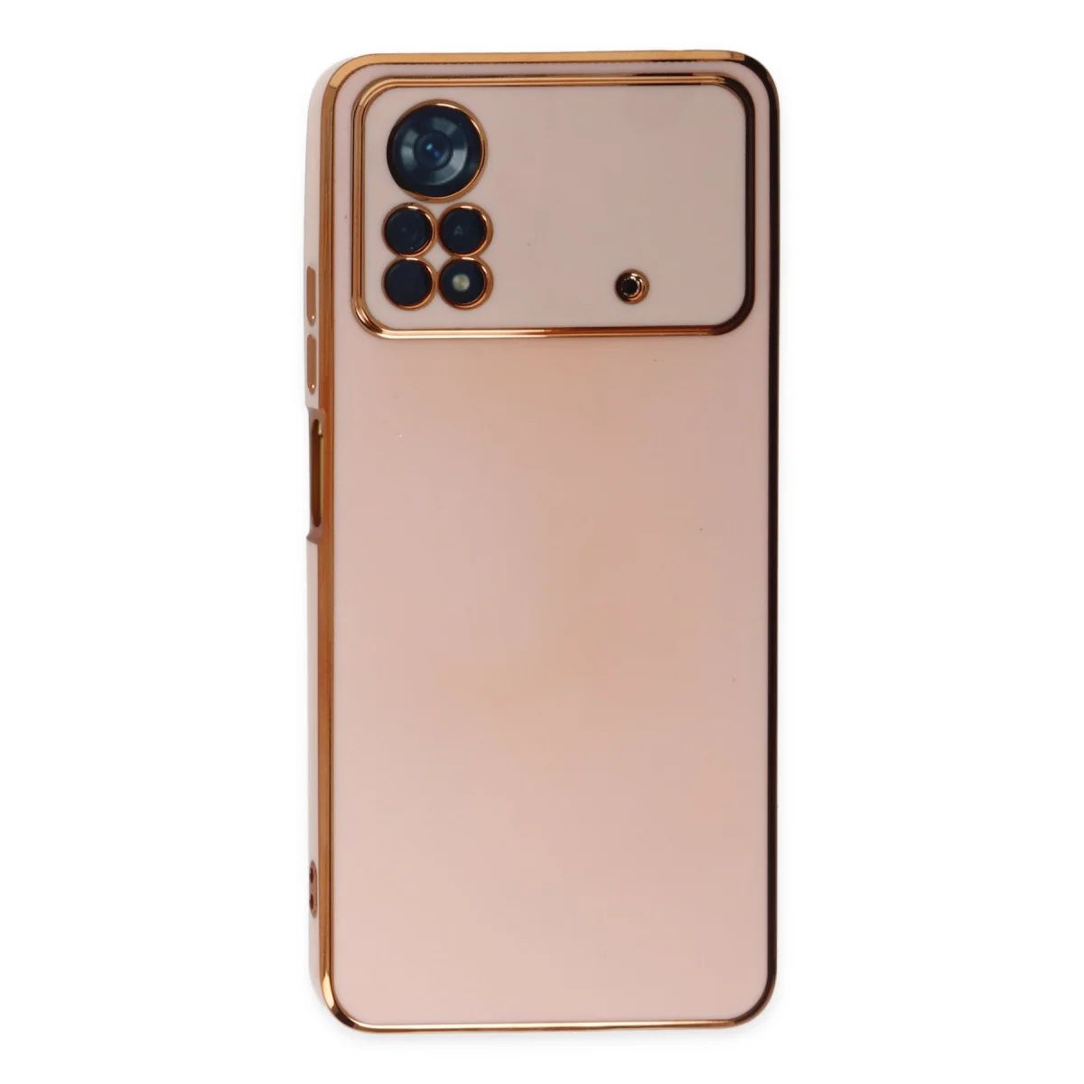 Poco X4 Pro 5G Kılıf Volet Silikon - Pembe
