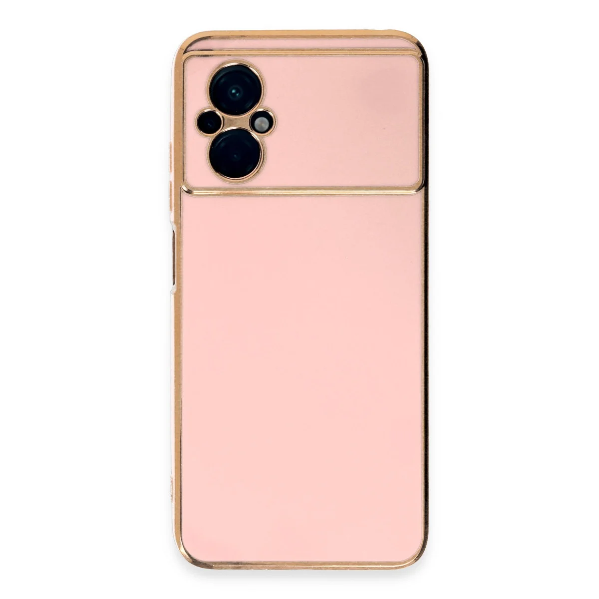 Poco M5 Kılıf Volet Silikon - Pembe