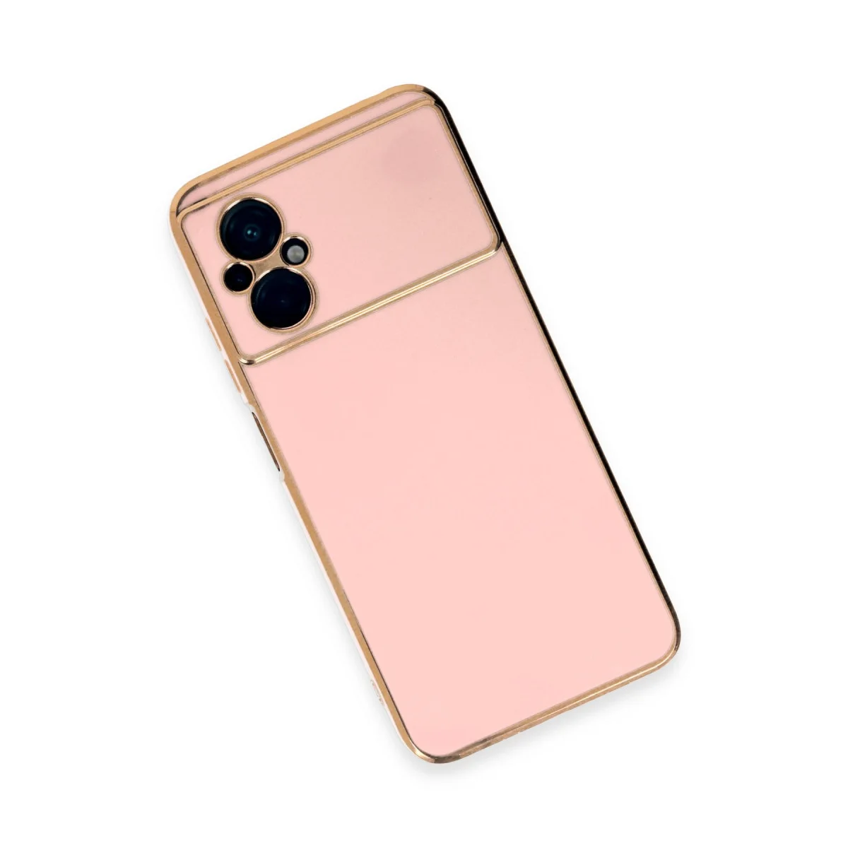 Poco M5 Kılıf Volet Silikon - Pembe