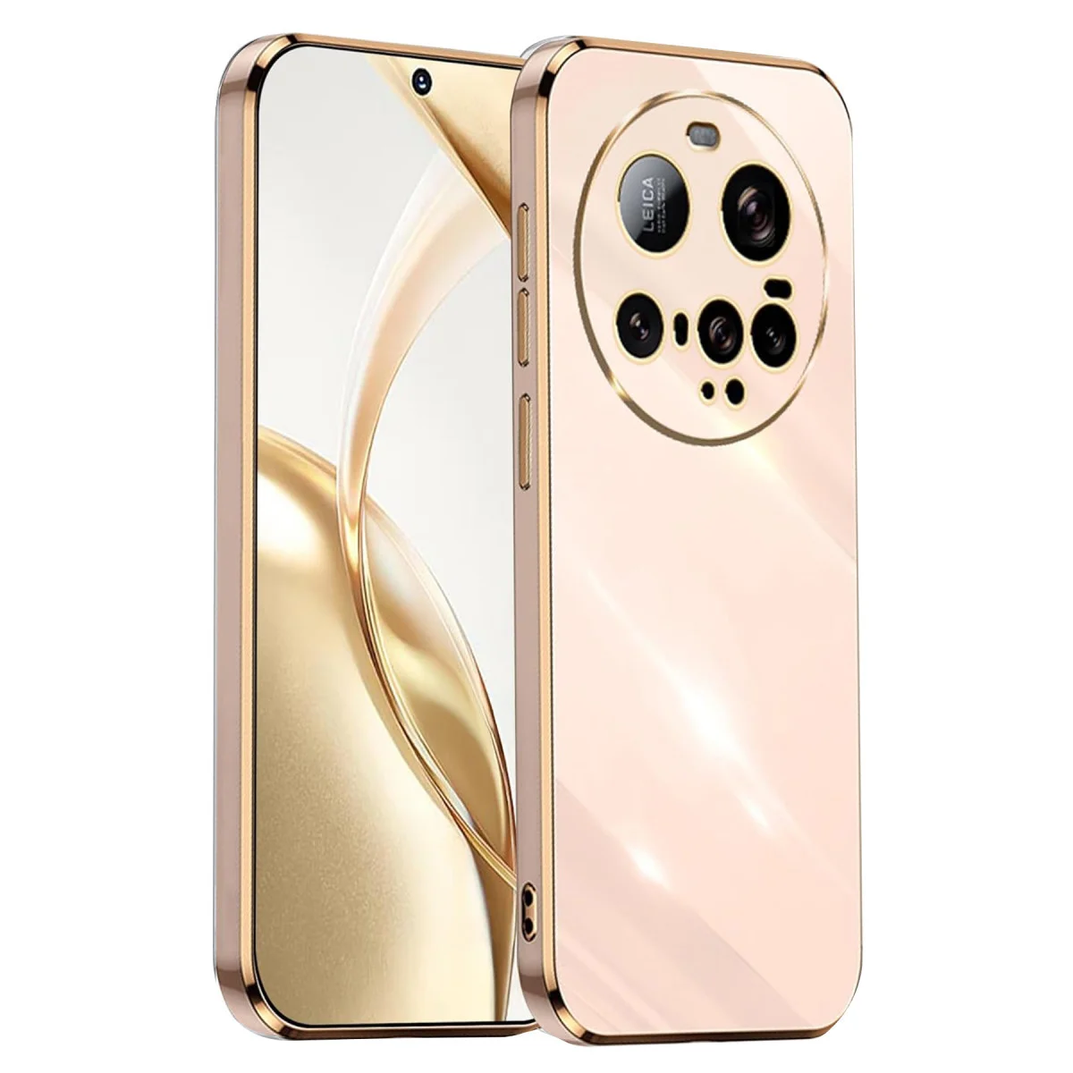 Mi 15 Ultra Kılıf Volet Silikon - Pembe