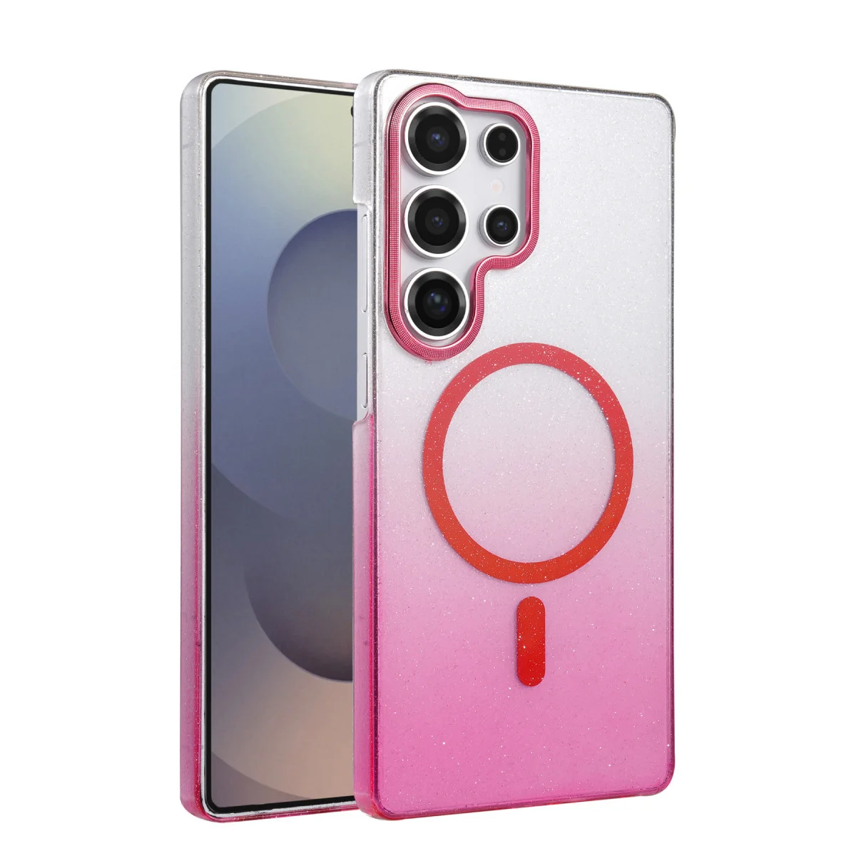 Galaxy S24 Ultra Glossy Magsafe Kapak - Pembe