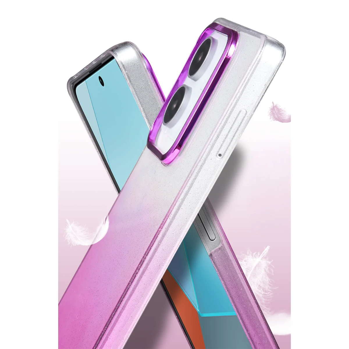 Redmi Note 13 Pro 4G Glossy Kapak - Pembe