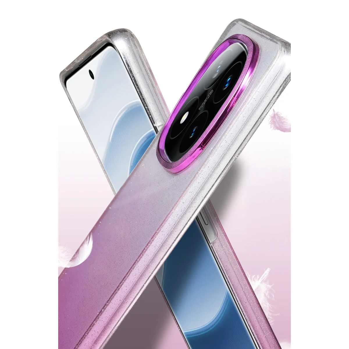 Redmi Note 14 Pro 5G Glossy Kapak - Pembe
