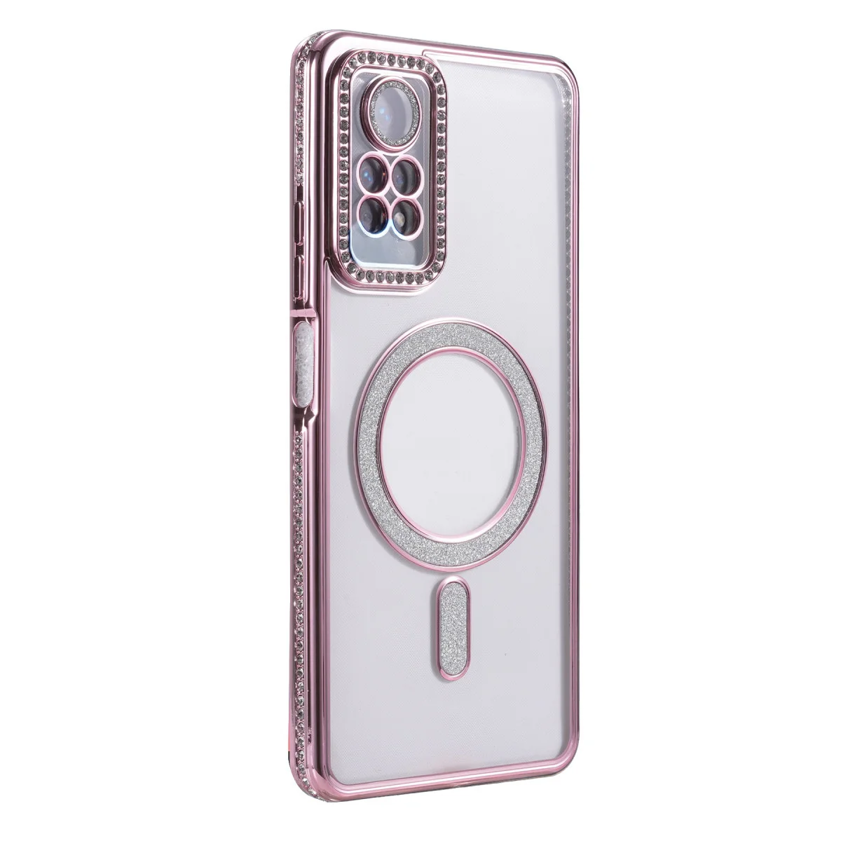Redmi Note 12 Pro 4G Joke Simli Magneticsafe Kılıf - Pembe
