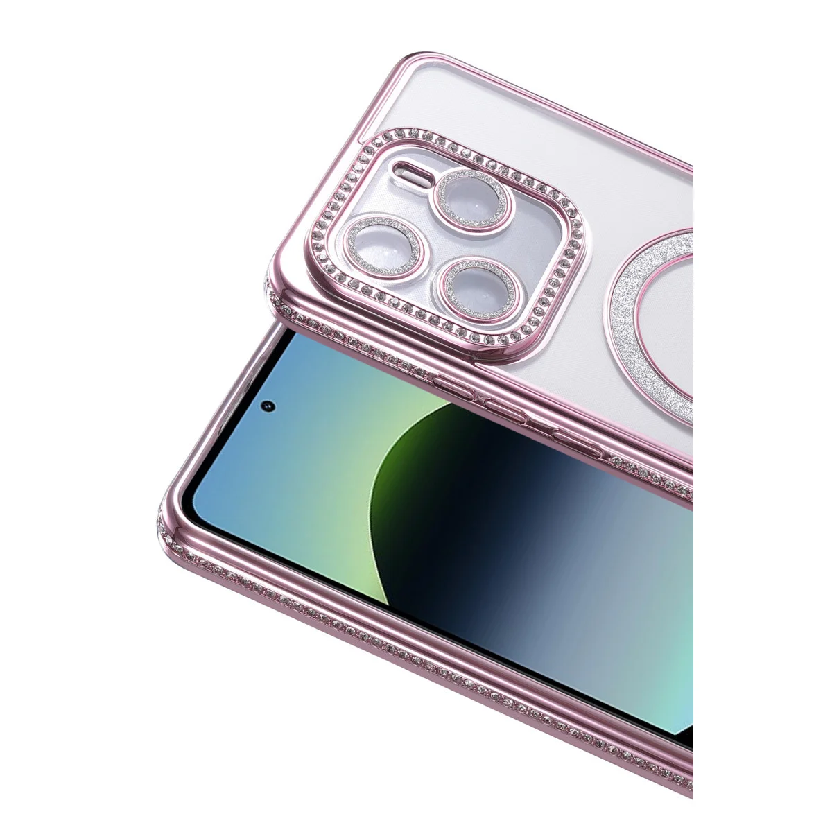 Redmi Note 14 4G Joke Simli Magneticsafe Kılıf - Pembe