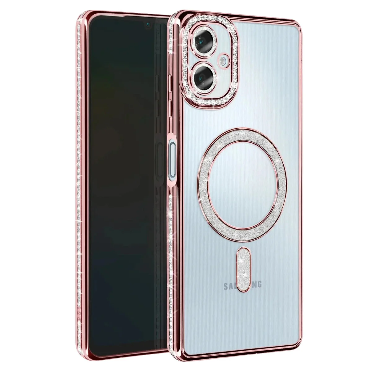 Galaxy A07 4G Joke Simli Magneticsafe Kılıf - Pembe
