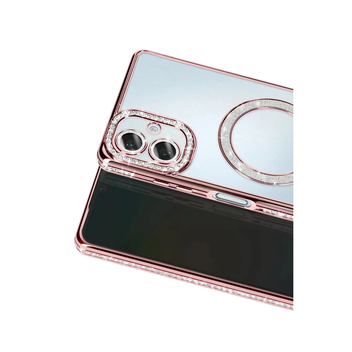 Galaxy A07 4G Joke Simli Magneticsafe Kılıf - Pembe
