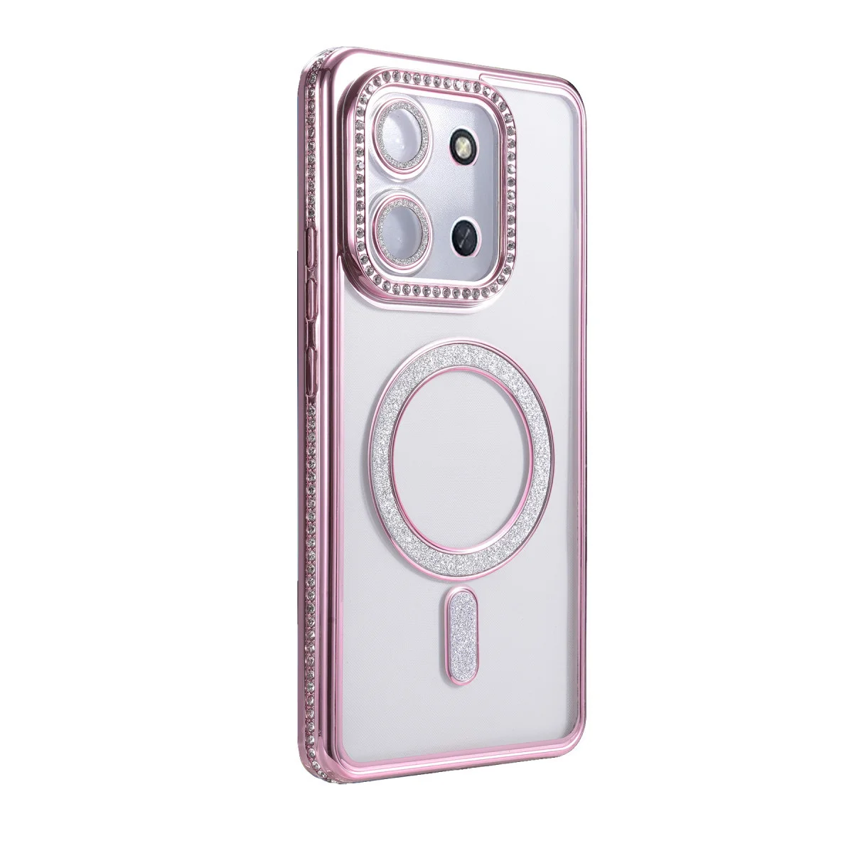 Redmi 15C 4G Joke Simli Magneticsafe Kılıf - Pembe