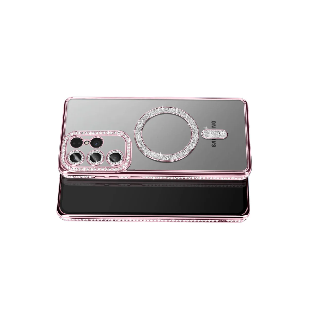 Galaxy S26 Ultra Joke Simli Magneticsafe Kılıf - Pembe