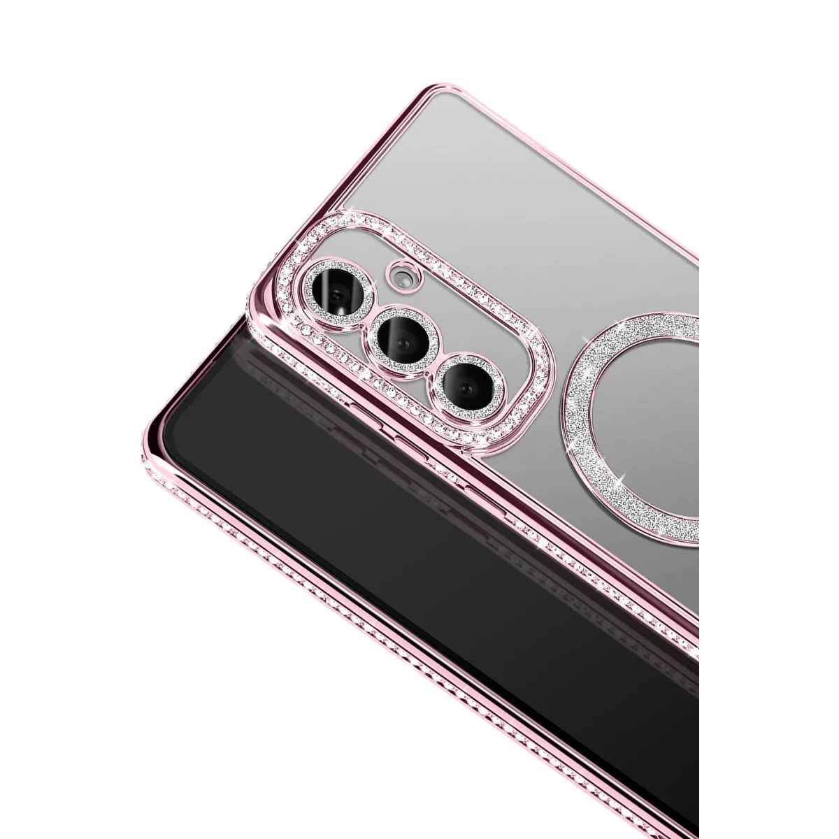 Galaxy A37 5G Joke Simli Magneticsafe Kılıf - Pembe
