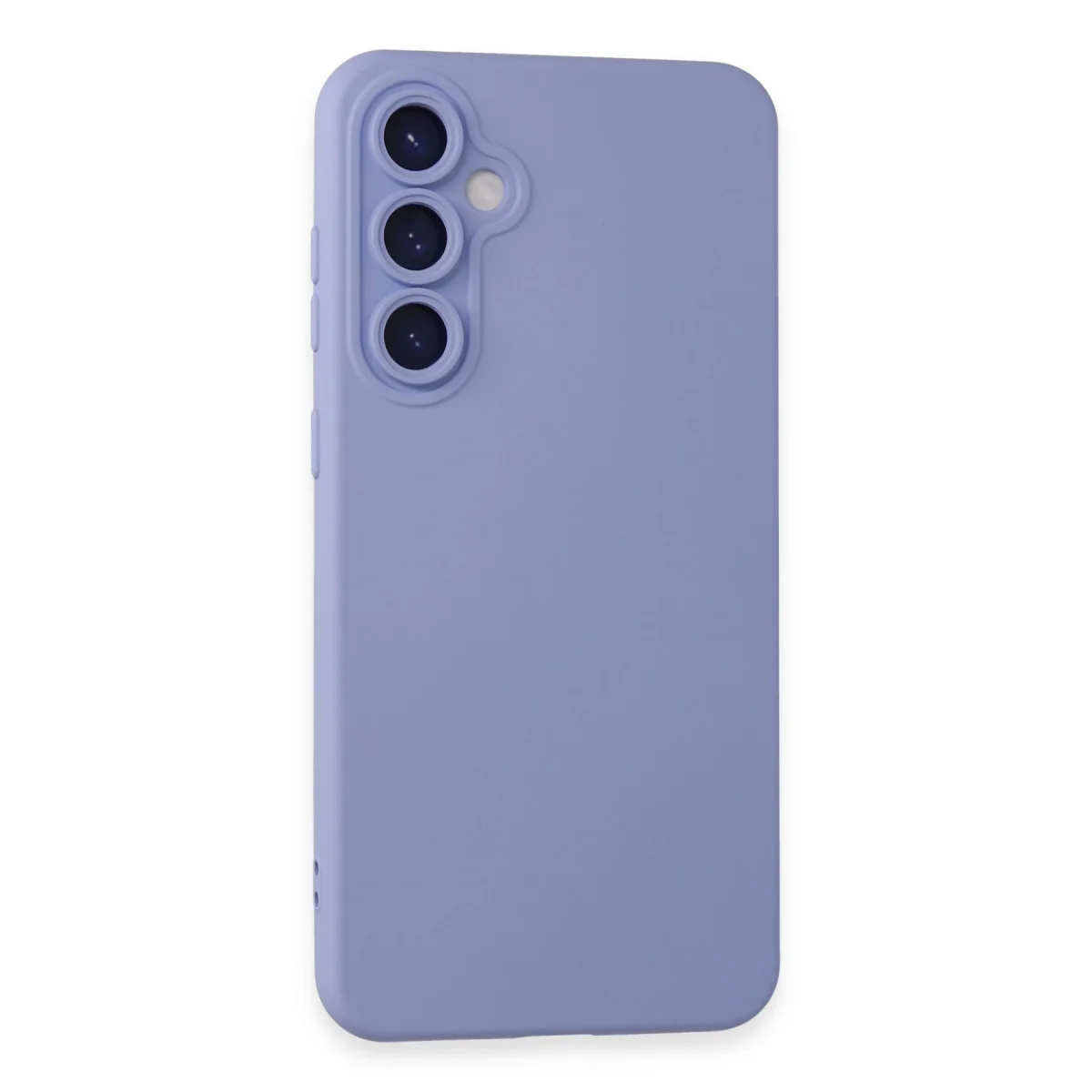 Galaxy S24 Kılıf Nano içi Kadife Silikon - Lila