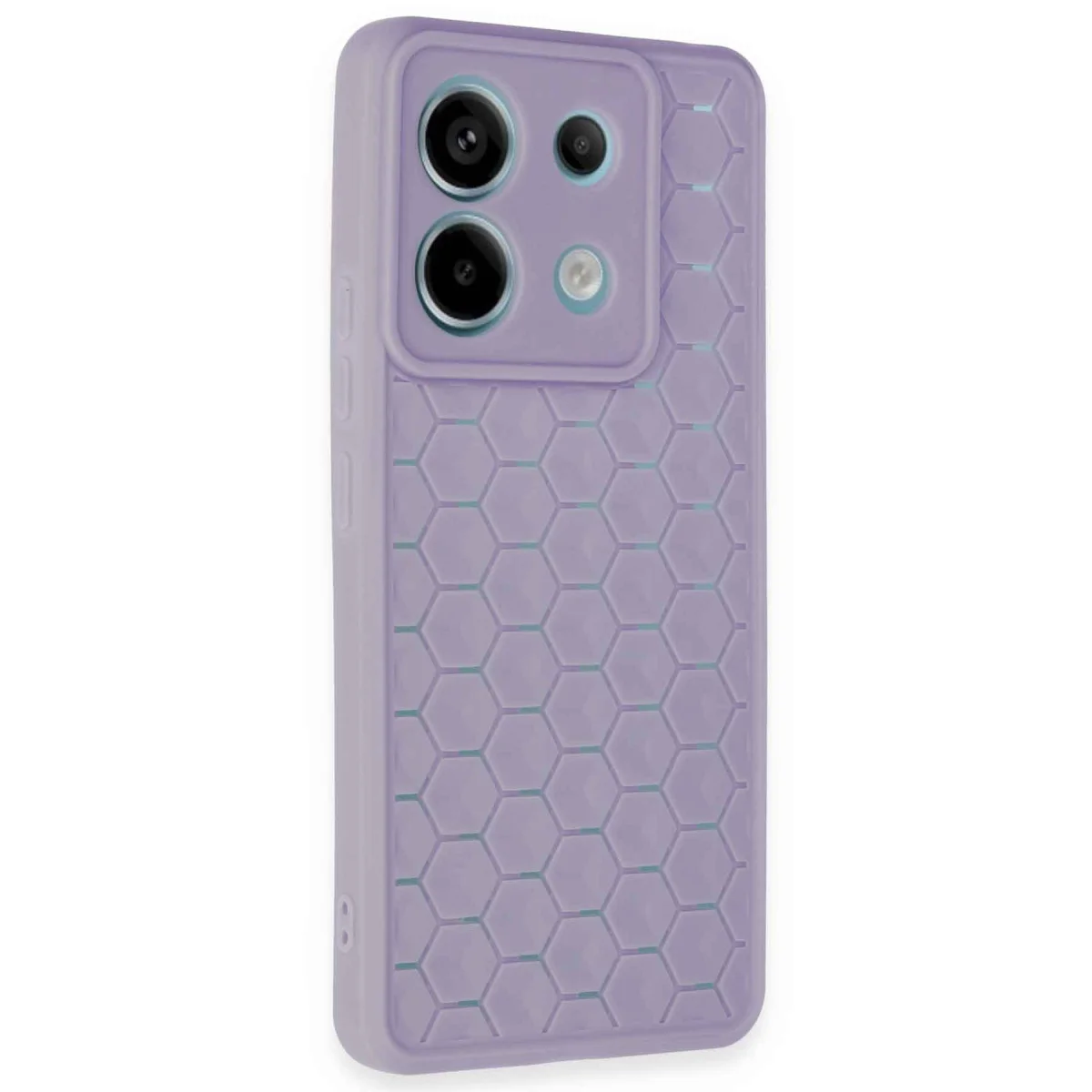 Redmi Note 13 Pro 5G Kılıf Petek Silikon Kapak - Lila
