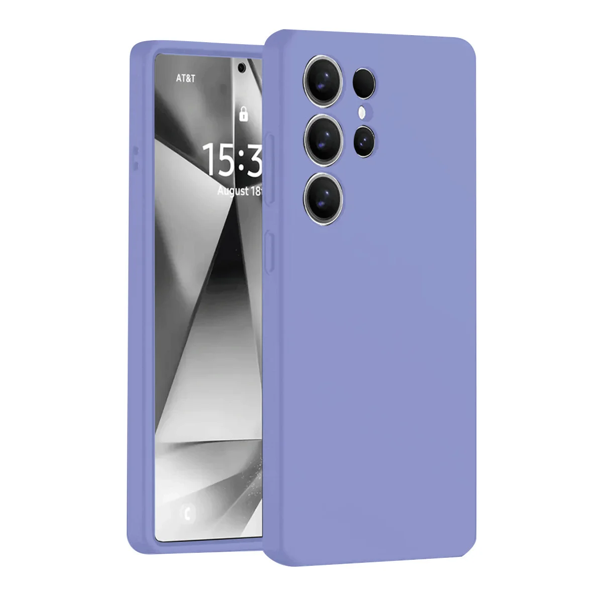 Galaxy S25 Ultra Kılıf Nano içi Kadife Silikon - Lila