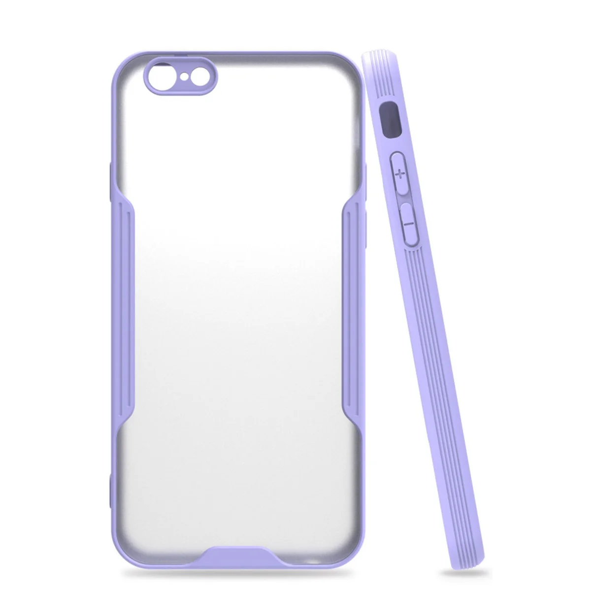 iPhone 6 Kılıf Platin Silikon - Lila