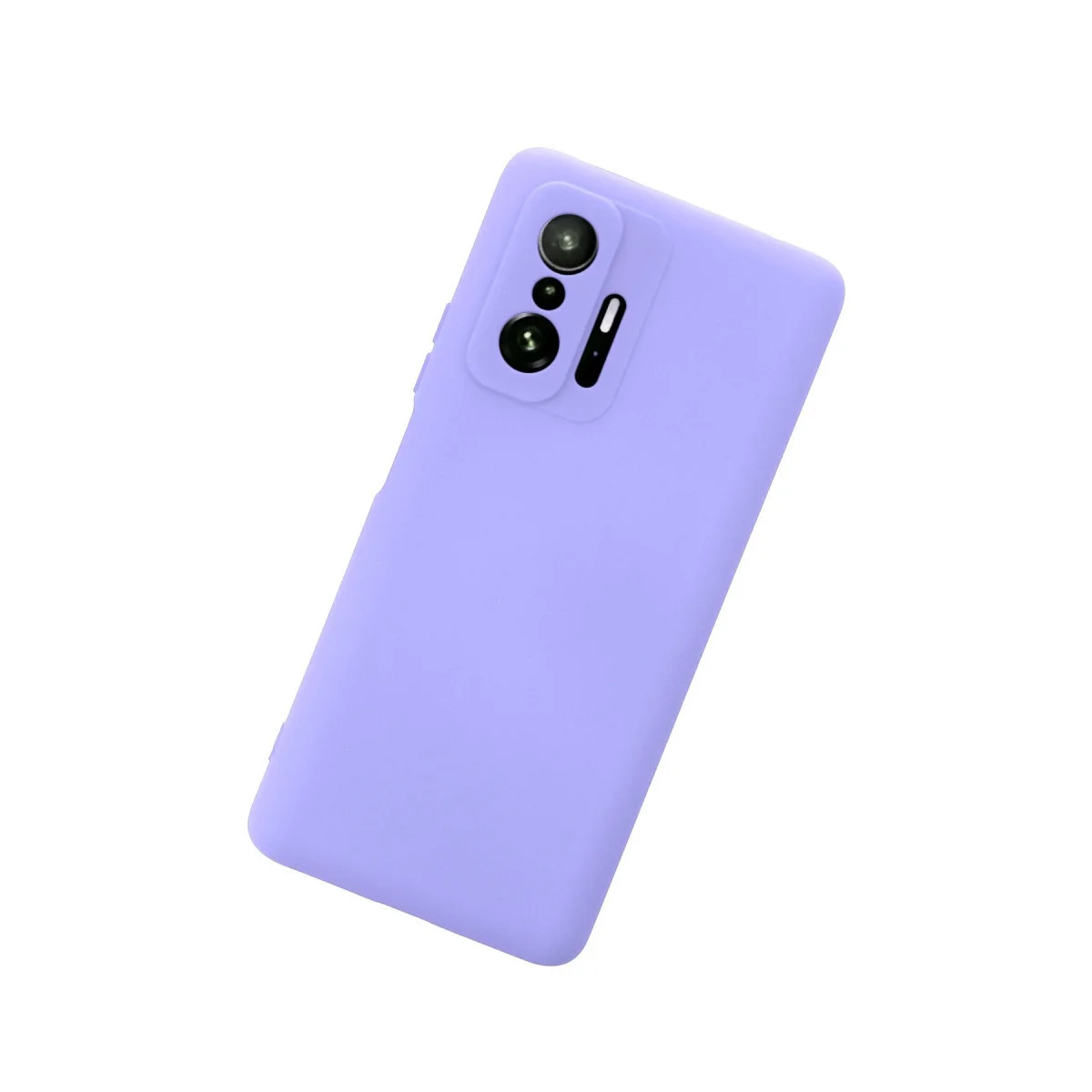 Mi 11T Pro Kılıf Nano içi Kadife Silikon - Lila