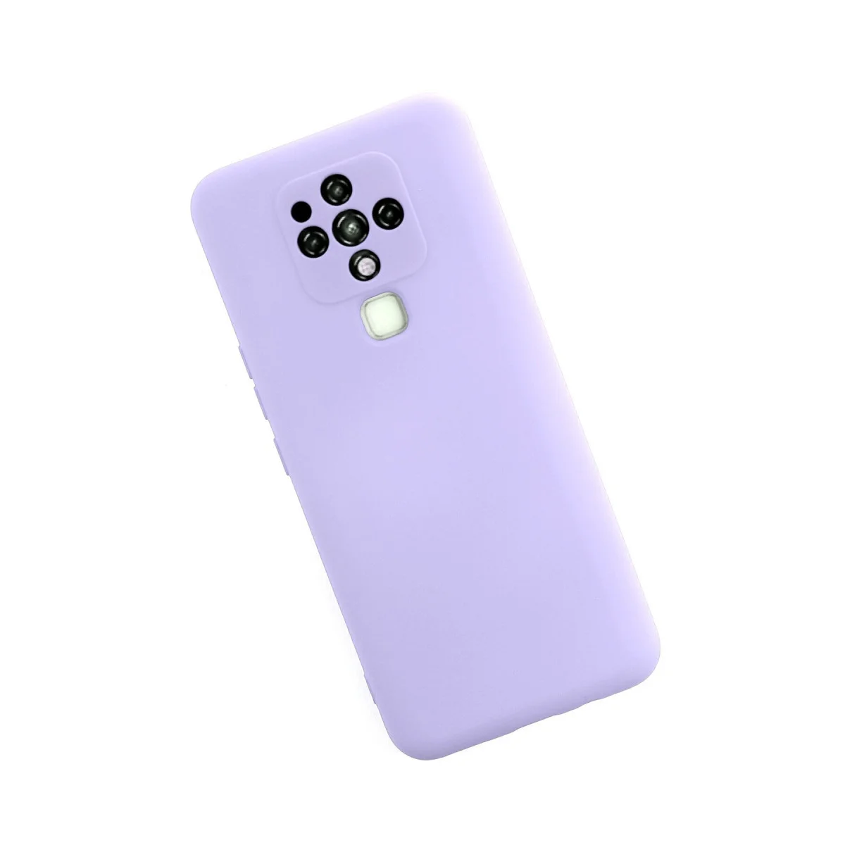 Camon 16 Kılıf Nano içi Kadife Silikon - Lila