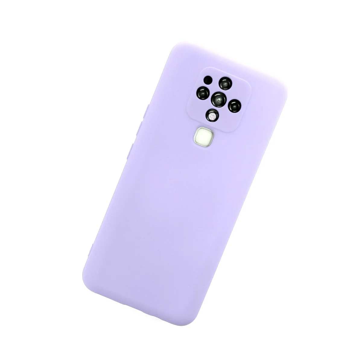 Camon 16 Kılıf Nano içi Kadife Silikon - Lila
