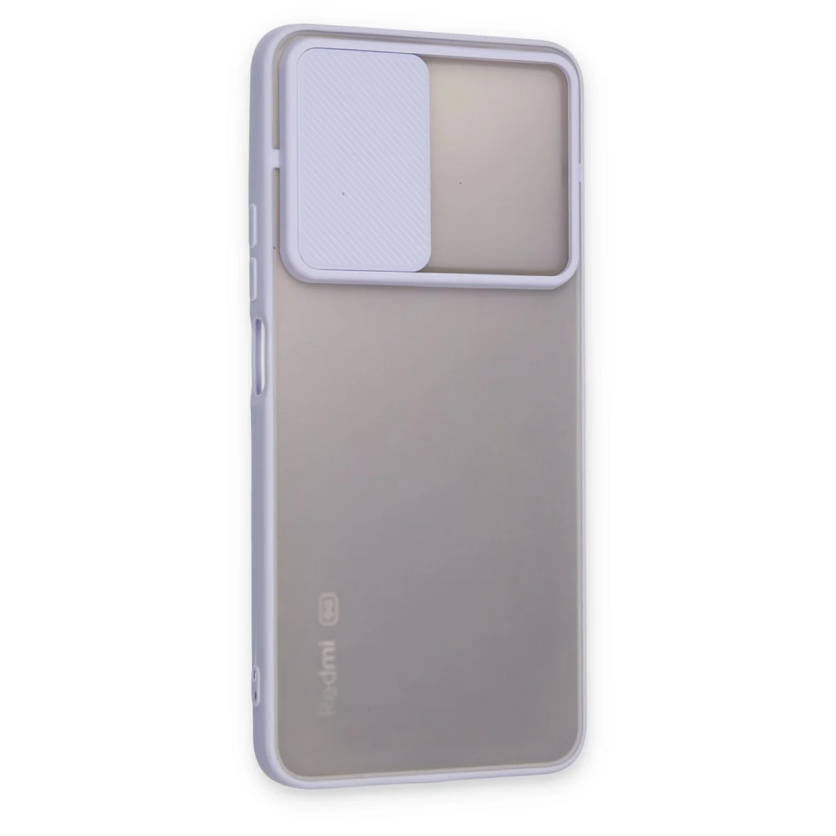 Redmi Note 11 Pro Plus 5G Kılıf Palm Buzlu Kamera Sürgülü Silikon - Lila