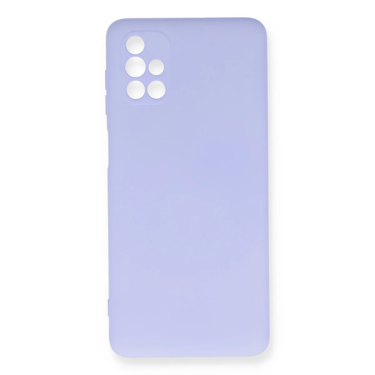 Galaxy M51 Kılıf Nano içi Kadife Silikon - Lila