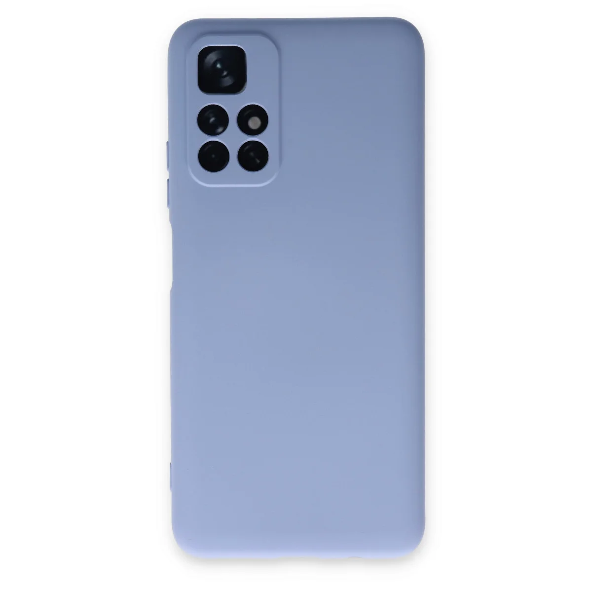 Redmi Note 11T Kılıf Nano içi Kadife Silikon - Lila