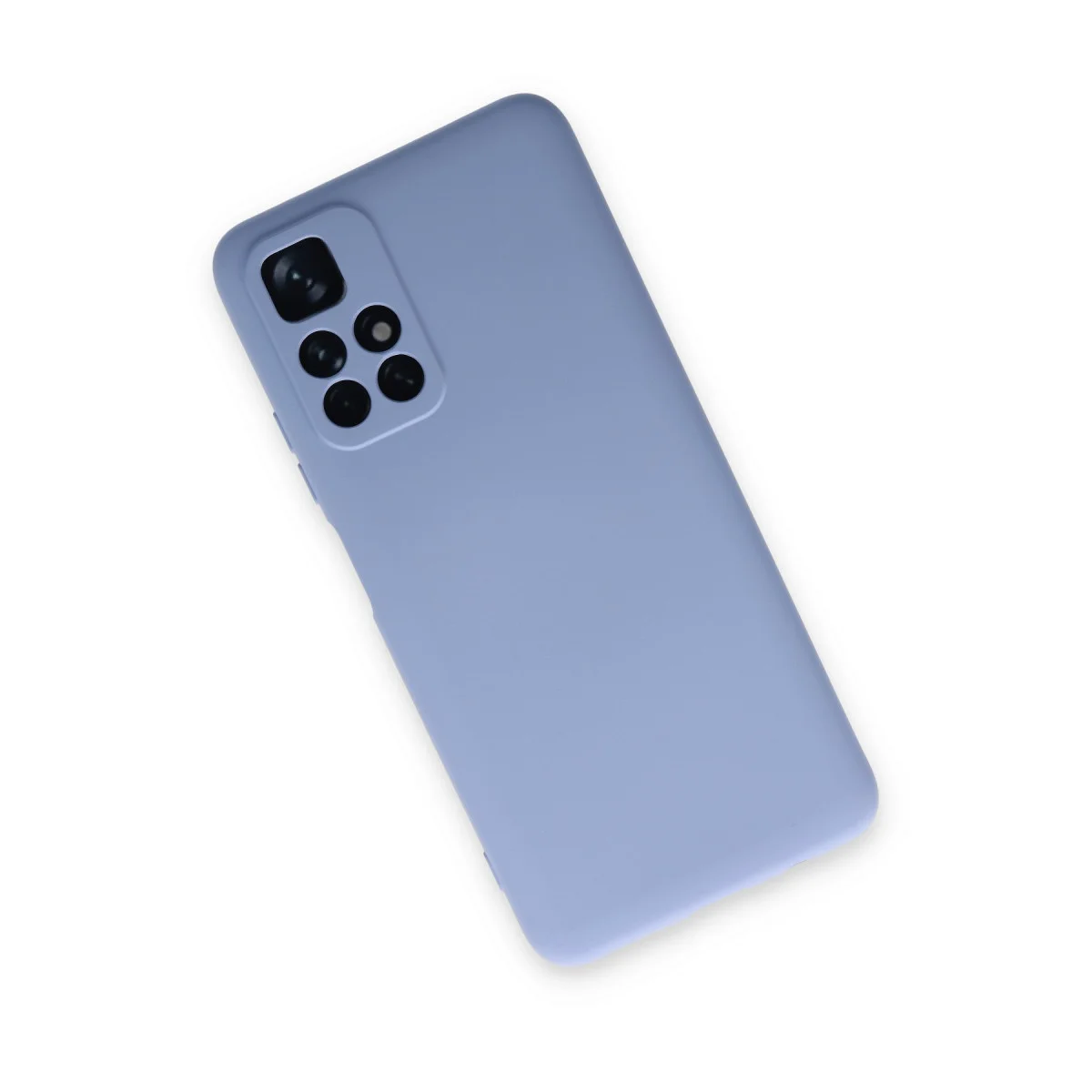 Redmi Note 11T Kılıf Nano içi Kadife Silikon - Lila