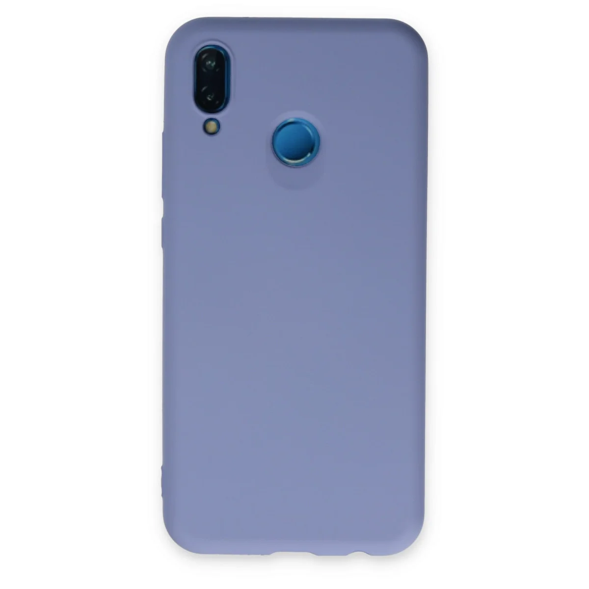 P20 Lite Kılıf Nano içi Kadife Silikon - Lila