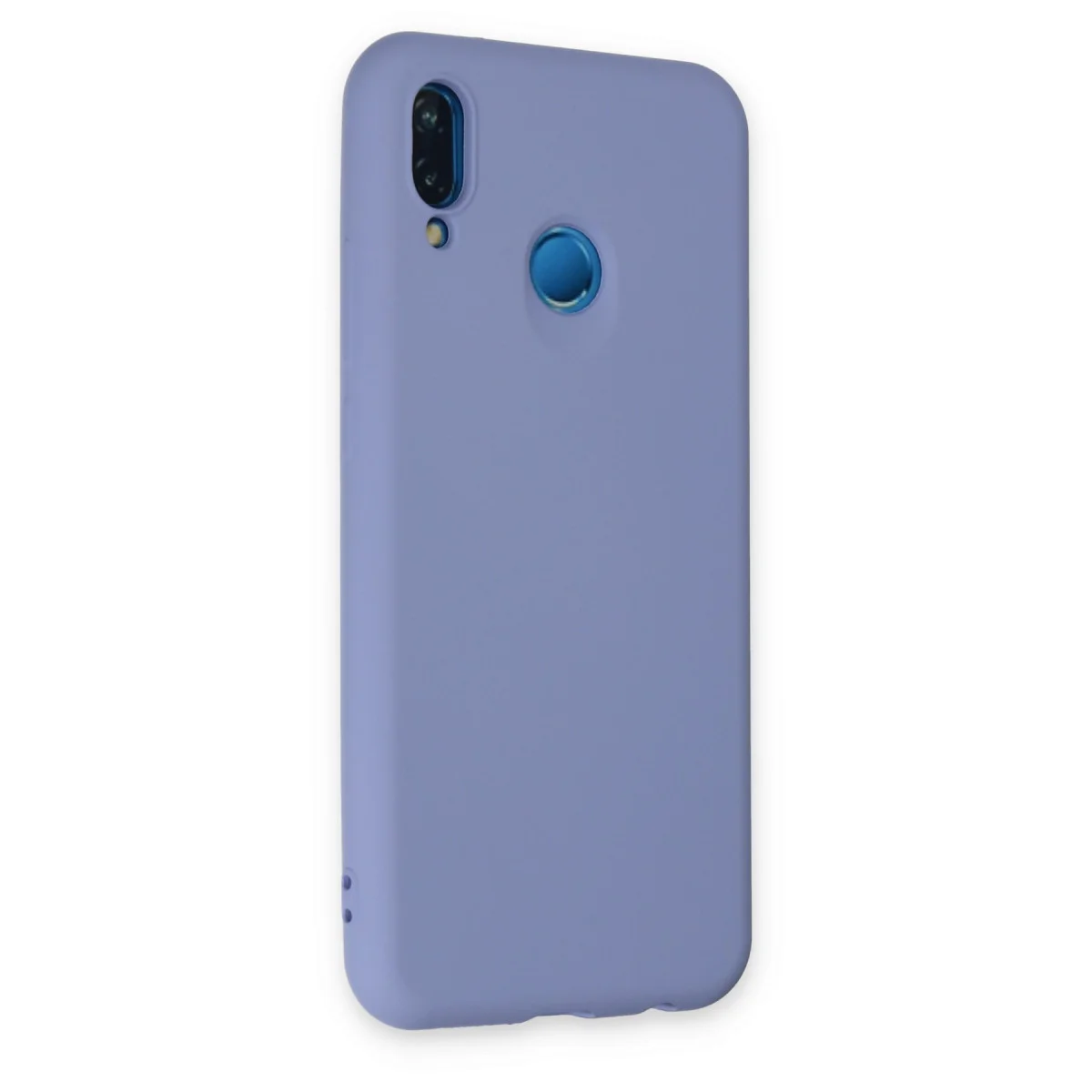 P20 Lite Kılıf Nano içi Kadife Silikon - Lila