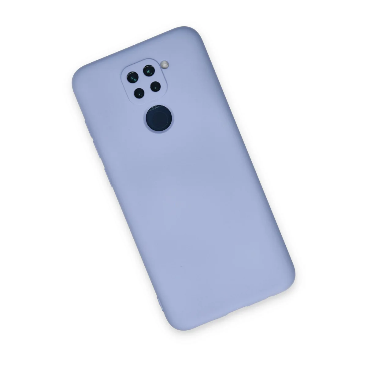 Redmi Note 9 Kılıf Nano içi Kadife Silikon - Lila