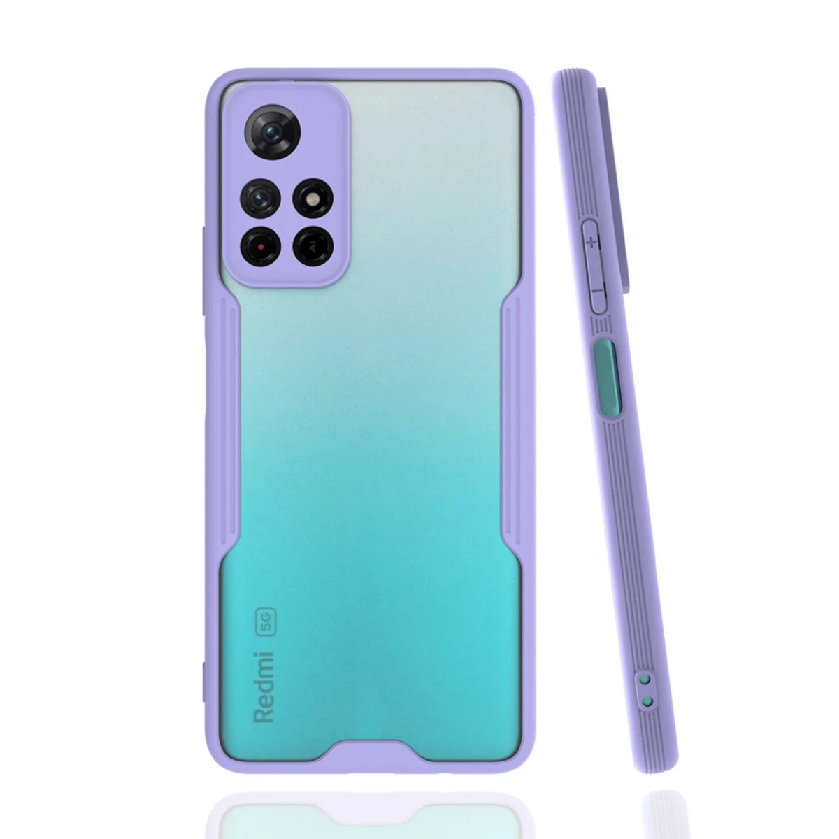 Redmi Note 11T Kılıf Platin Silikon - Lila