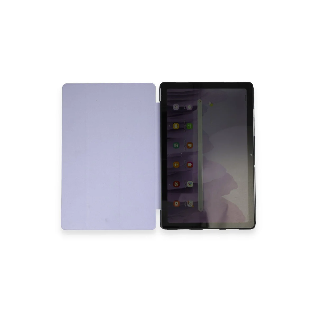 Galaxy T970 Tab S7 Plus 12.4 Kılıf Tablet Smart Kılıf - Lila